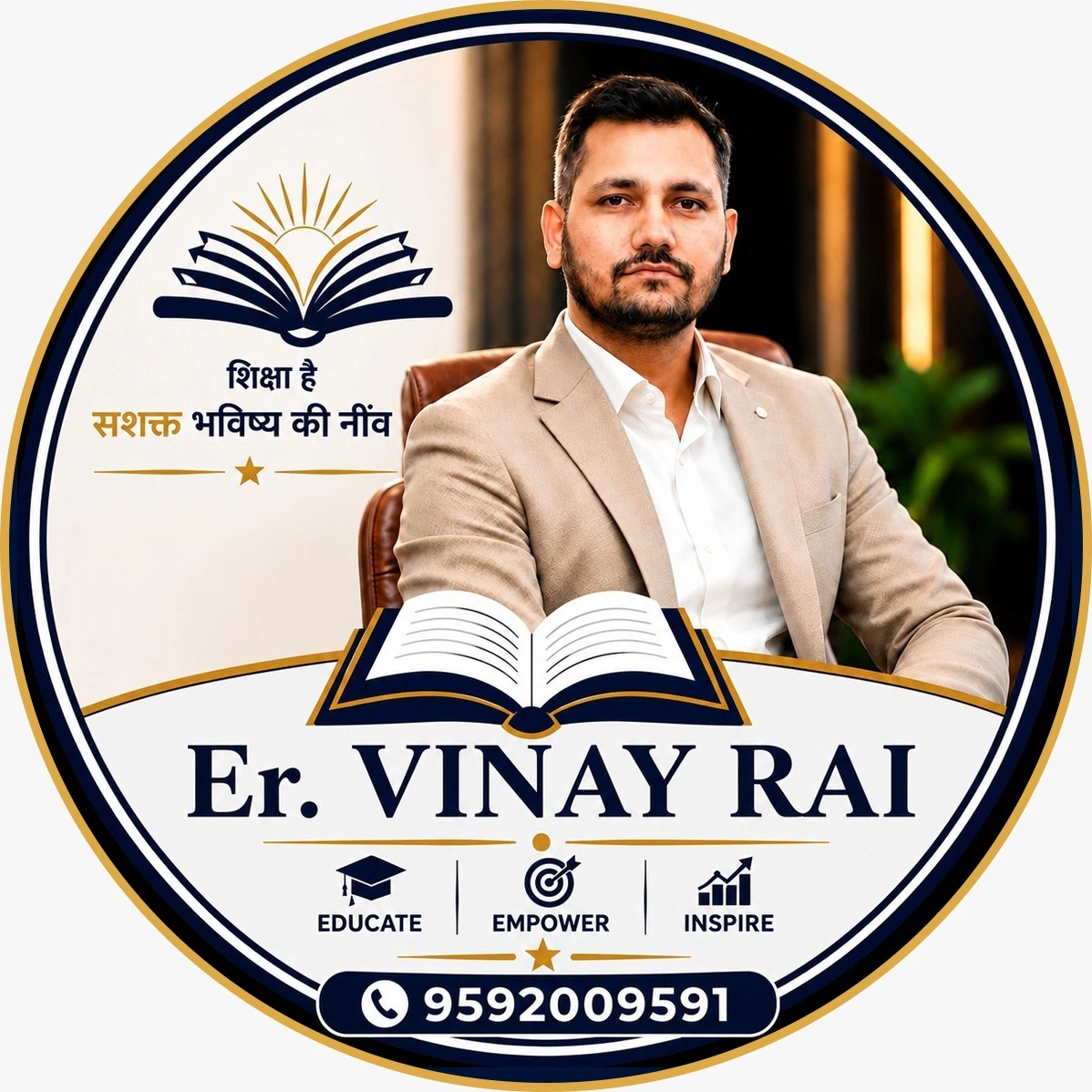 Er. Vinay Rai Logo